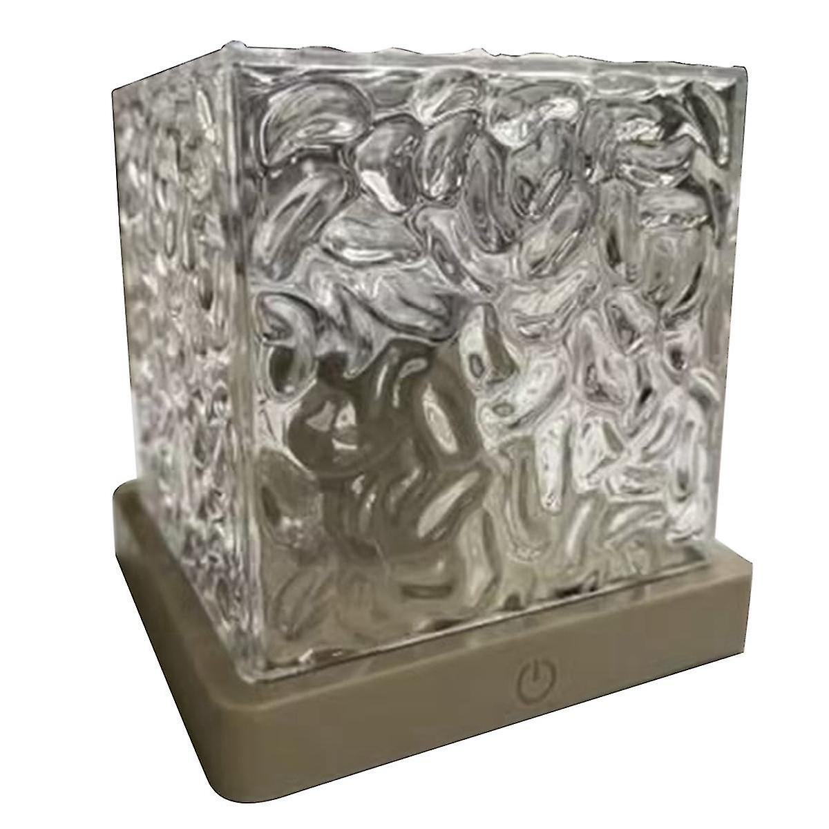 مصباح موجة المياه الديكور ضوء الليل ، ضوء جو غرفة النوم ، ضوء مكتب الإسقاط الموجة 3-كولو