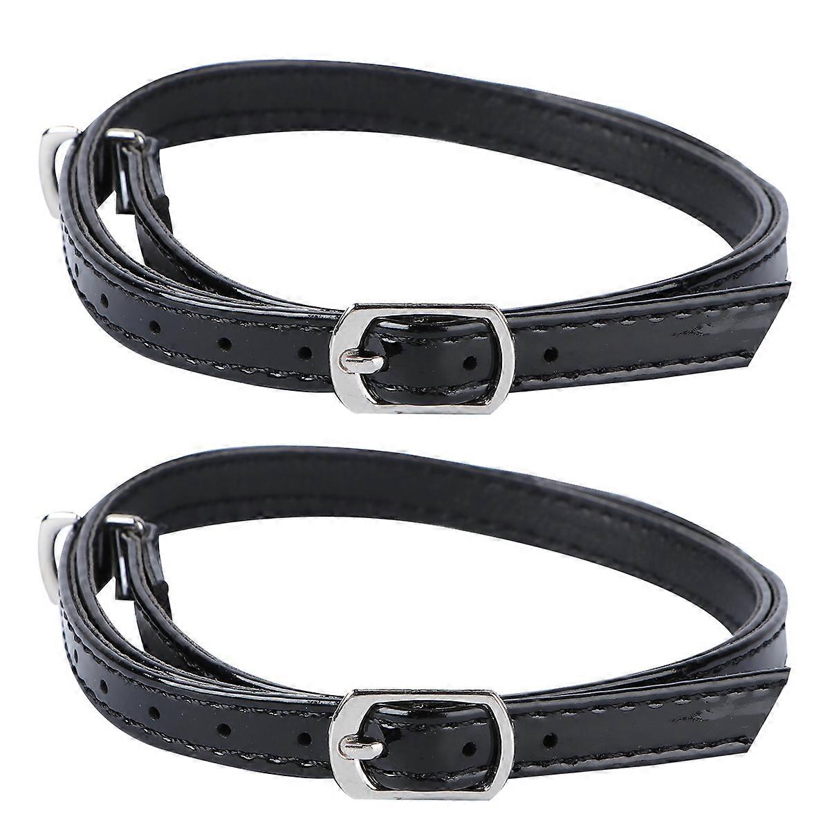 1Pair Anti-Loose Detachable Ankle Straps Cross Design High Heel Shoelace