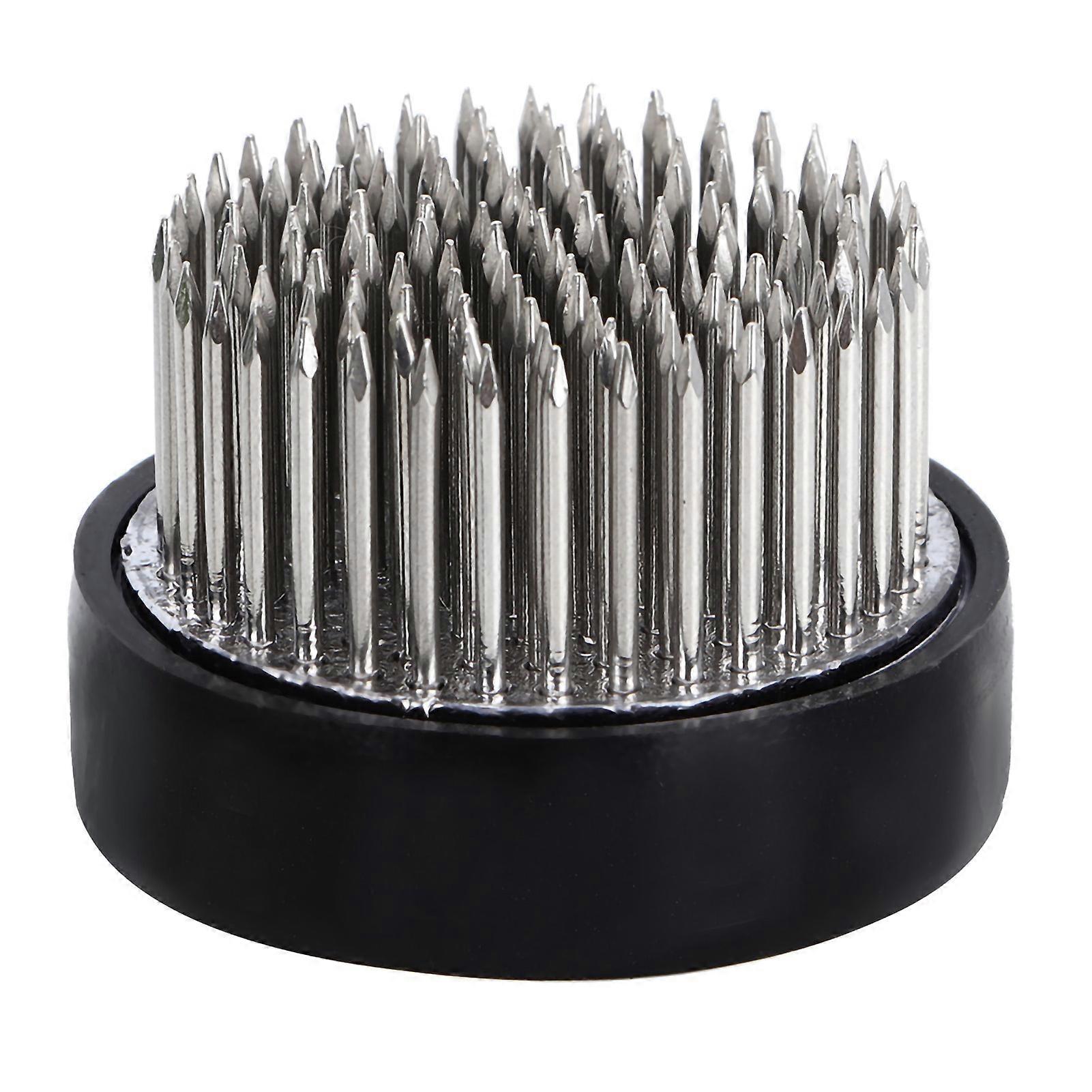 Azrb7thy7 Outil de composition florale fixe à aiguille ronde en acier inoxydable Ikebana Kenzan (35