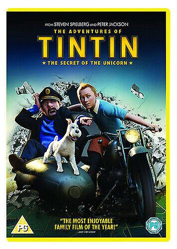 The Adventures of Tintin The Secret of the Unicorn DVD (2012) Steven Spielberg - Region 2