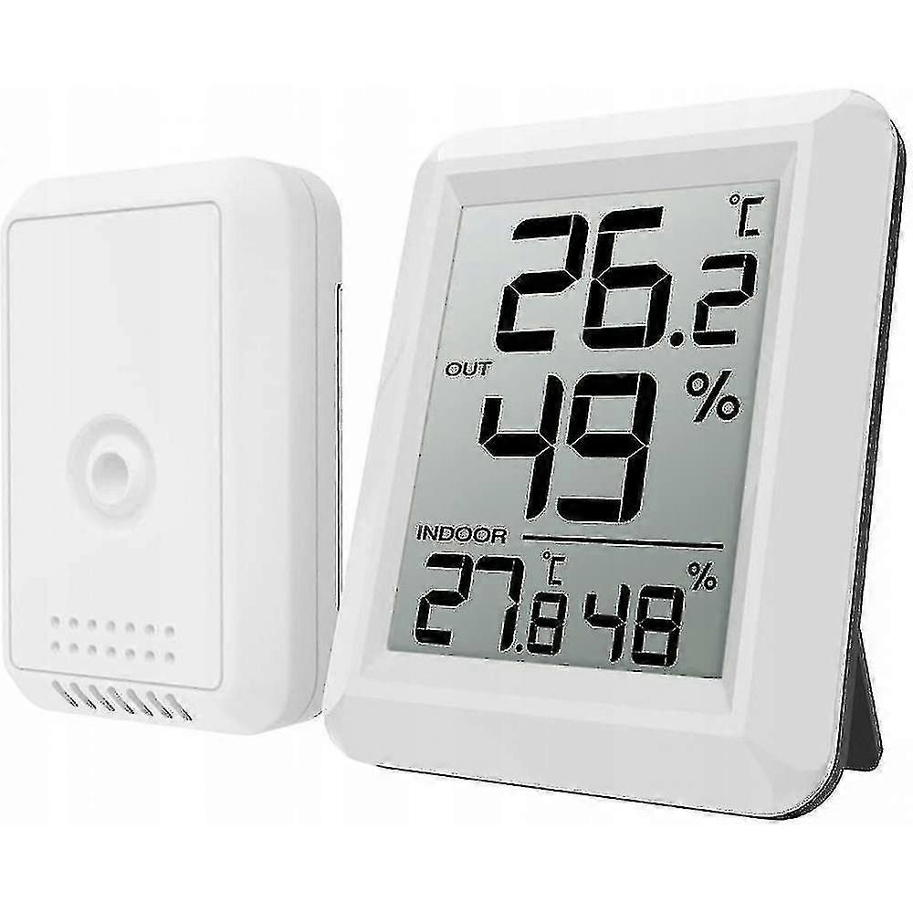 Termometro wireless Igrometro Esterno Bianco Interno