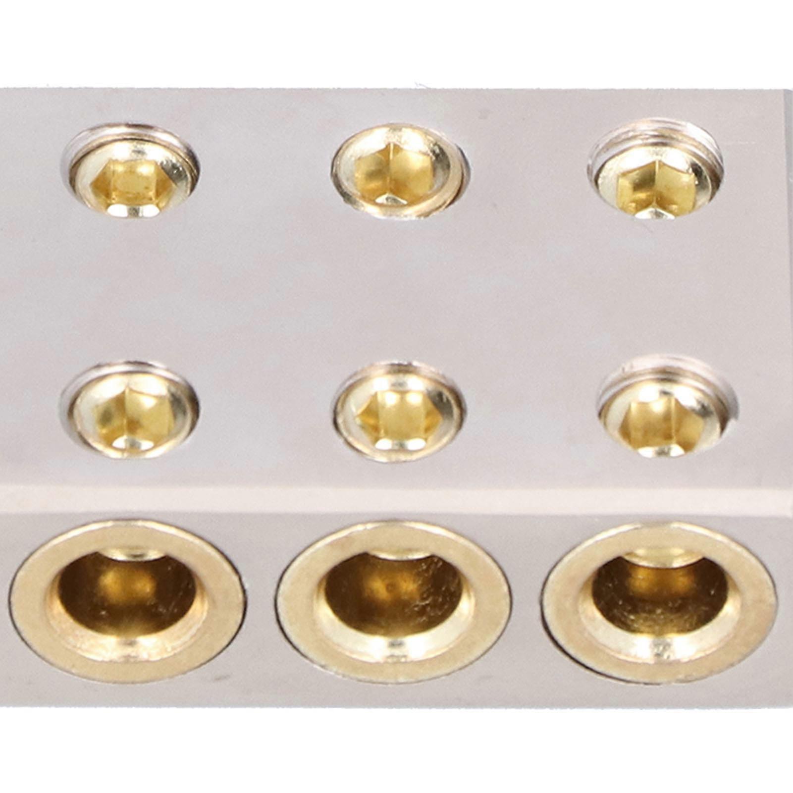 2 stk batteri terminaler sinklegering positiv negativ kontakt universell 0.7in hulldiameter