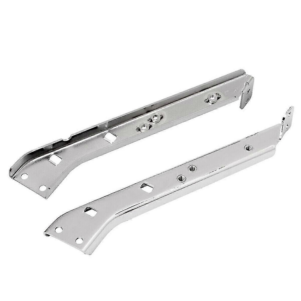 1Pair Chrome Saddlebag Rail Support Brackets for Touring FLT FLHT 85-08