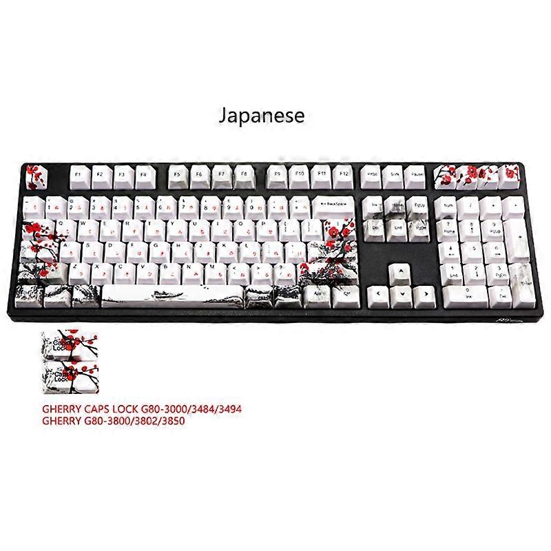 PBT Custom Double-shot Keycap OEM Profile GH60 GK61 GK64 Layout 108 Keys