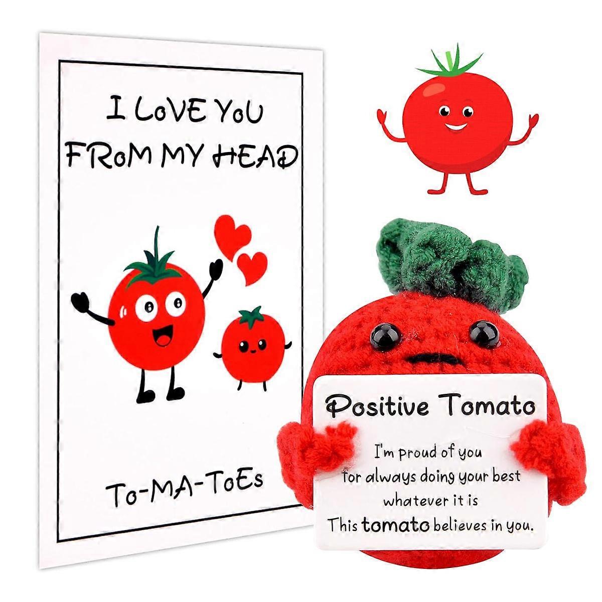 1 pedaço de pingente de boneca de tecido de tomate - vermelho tomate