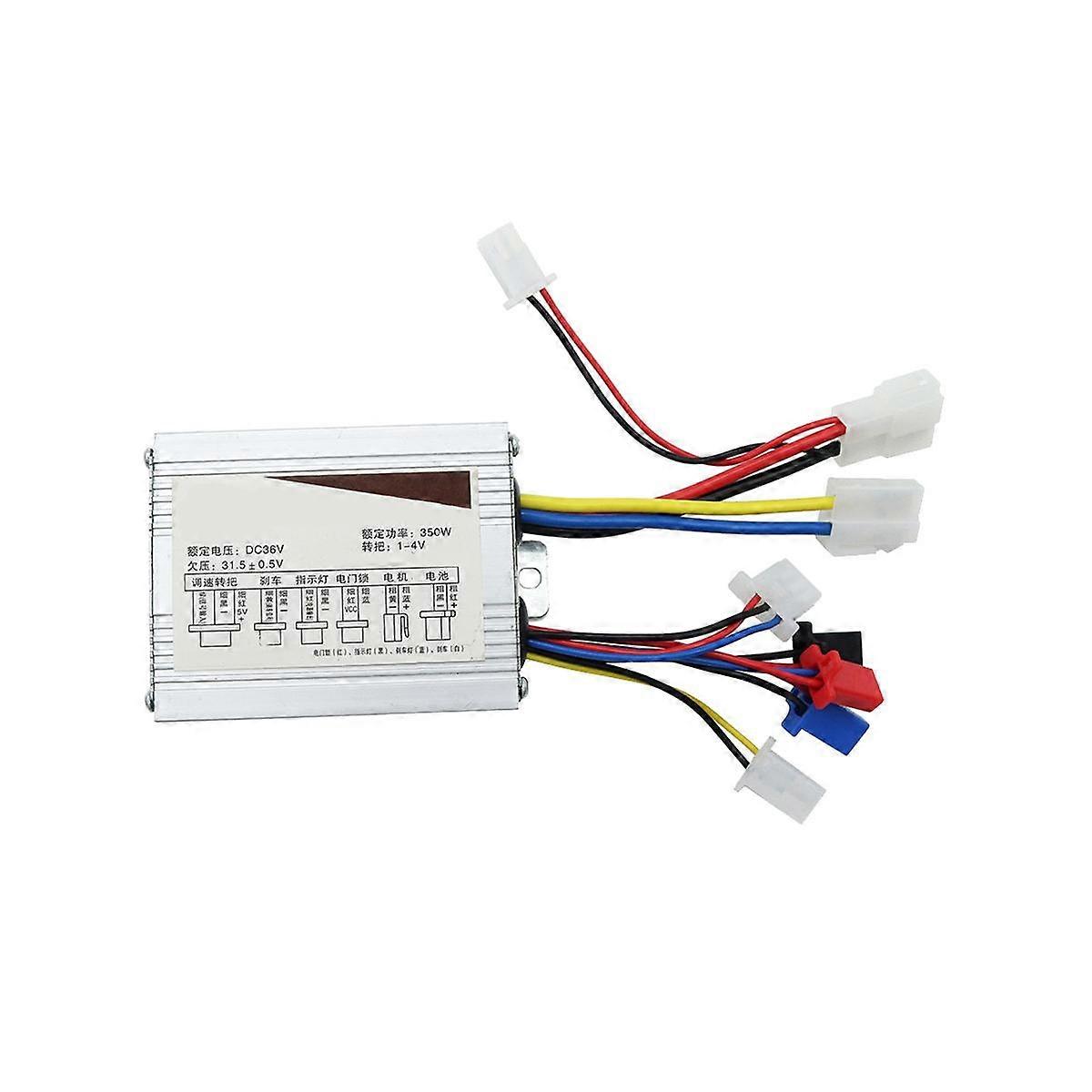 36V 350W Brushed Controller Electric Bicycle E-Bike Scooter Brush Speed Controller Motor for Electr