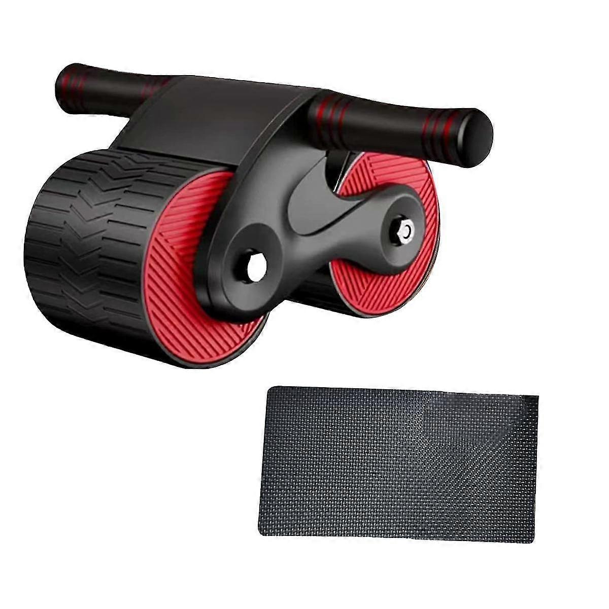 Automatic Aabdominal Roller Wheel Home Abdominal Exerciser With Knee Pads For Beginners Home Gym -b