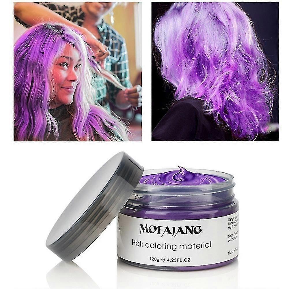 Unisex Diy Hair Coloring Wax Mud Dye Cream Temporary Modeling Hair Dye