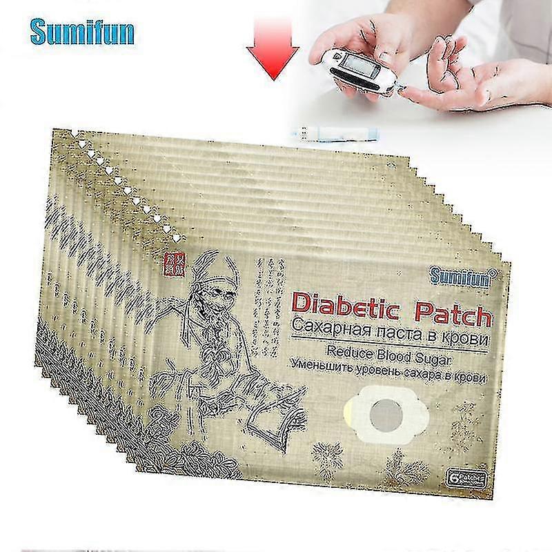 6-90pcs διαβήτη έμπλαστρο χαμηλότερο επίπεδο σακχάρου στο αίμα ομφαλό αυτοκόλλητο διαβητικός καθαρός