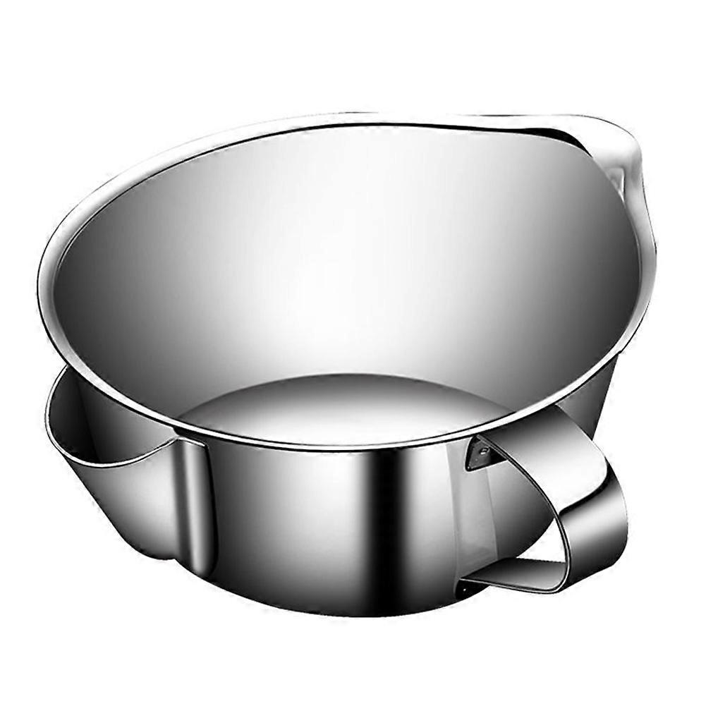 Oil Fat Separator Bowl Gravy Separator Fat Separator Stainless Steel Oil Filter Soup Bowl with