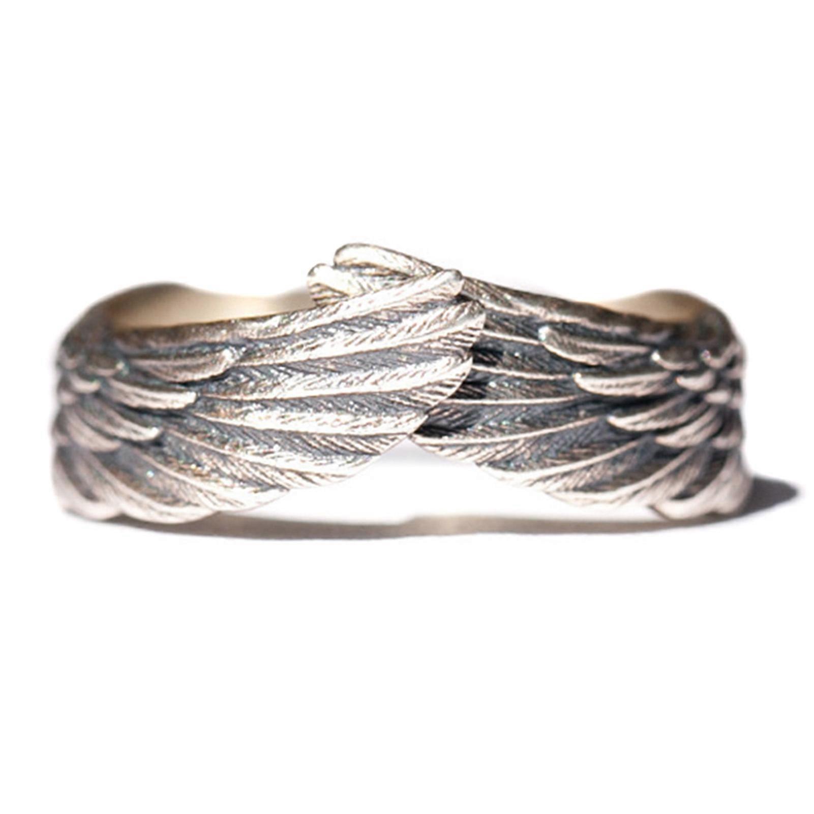 Angel Wing Silvering Ring Personalized Creatives Gifts For Couples