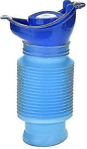 Shrinkable Urinal,750ml Fe Portable Mobile Toilet Potty Pee Urine Bottle, Reusable Urinal
