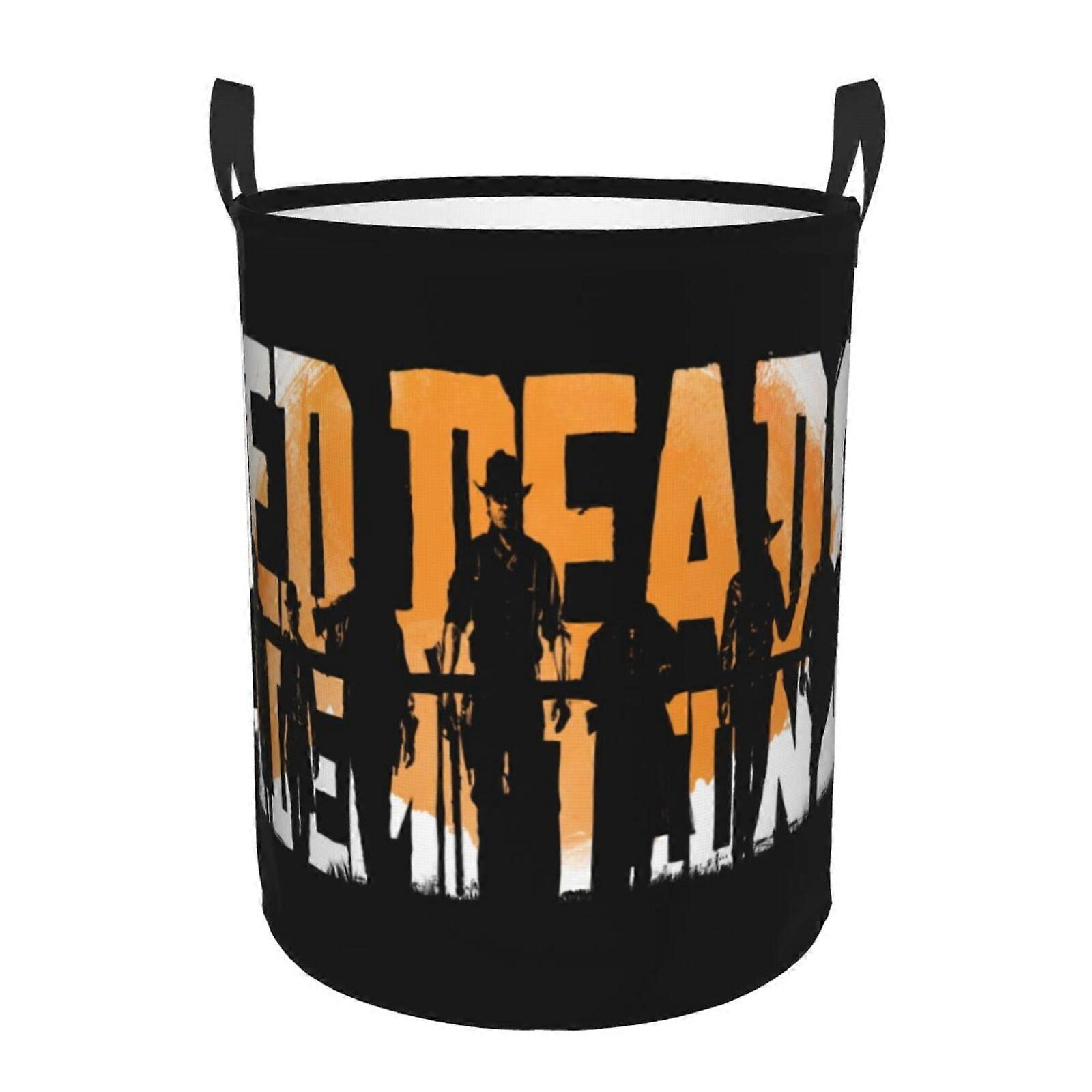 Red Dead Redemption Laundry Basket, Collapsible Laundry Hamper, Dirty Clothes Hamper,Waterproof Clothes Hamper,Foldable -SYS26946