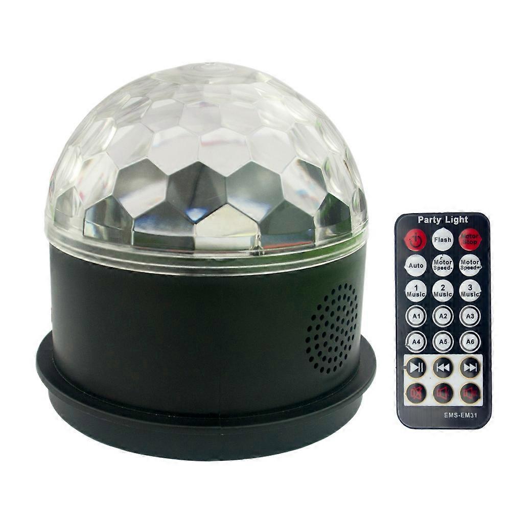 Bluetooth + Speaker Party Light Disco Light Rgb Magic Ball Projector Strobe Effect Mini LED Light f