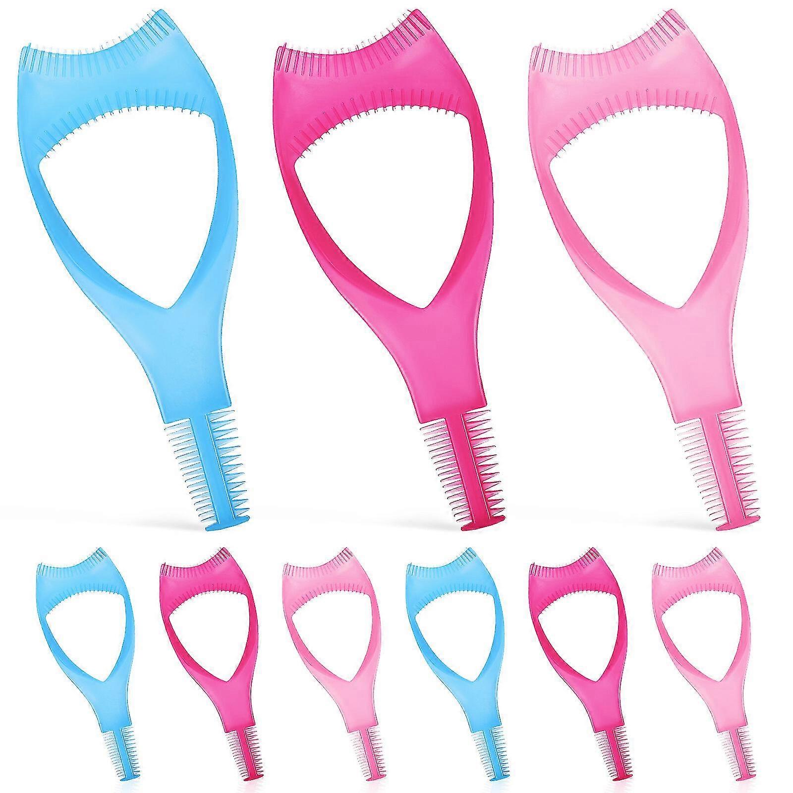 9 Pcs Multifunctional Eyelashes Tools Mascara Shield Applicator Guards Eyelash Guide Stencil Makeup Tools