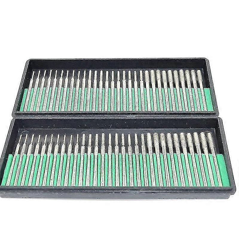 60 High-grade Diamond Drill Bits Burr Set 30pcs Set 1mm, 2mm, 3mm