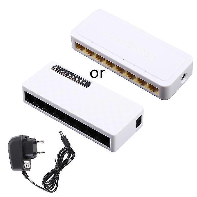 Network Switch 8 Ports, Rj45 Network Switch Splitter Selector, Metal Shell