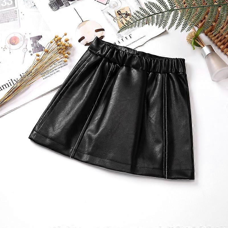 Black Leather Mini Leather Skirt Age Cansın Mini Girl Black Tulle