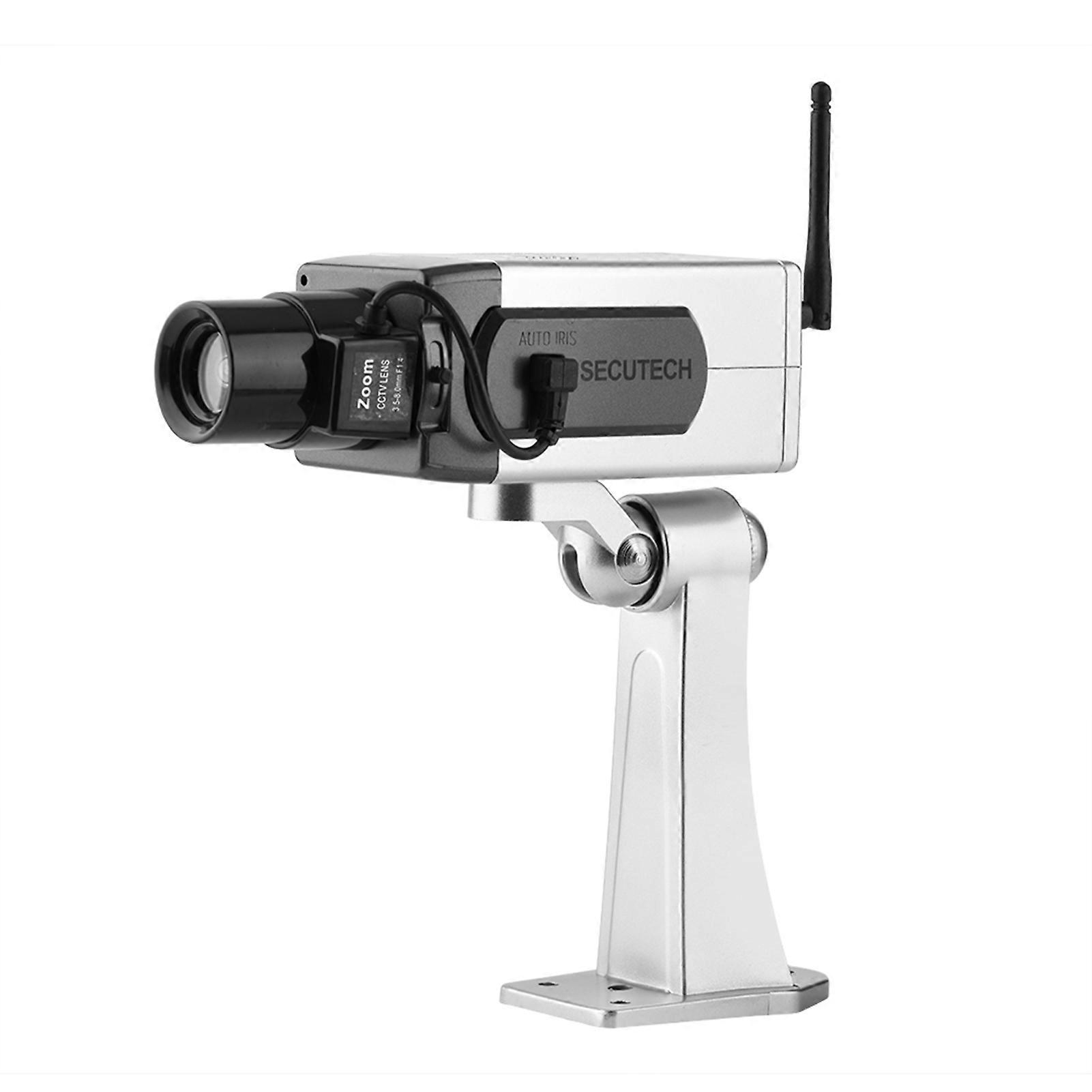Bullet Dummy Fake Surveillance Security Camera Auto Movement Dummy Camera for Indoor & Outdoor