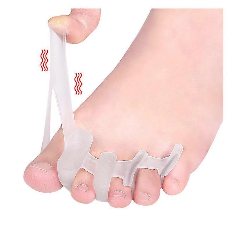 4pcs Toe Separators For Overlapping Toes To Relax Toes, Improved Gel Silicone
