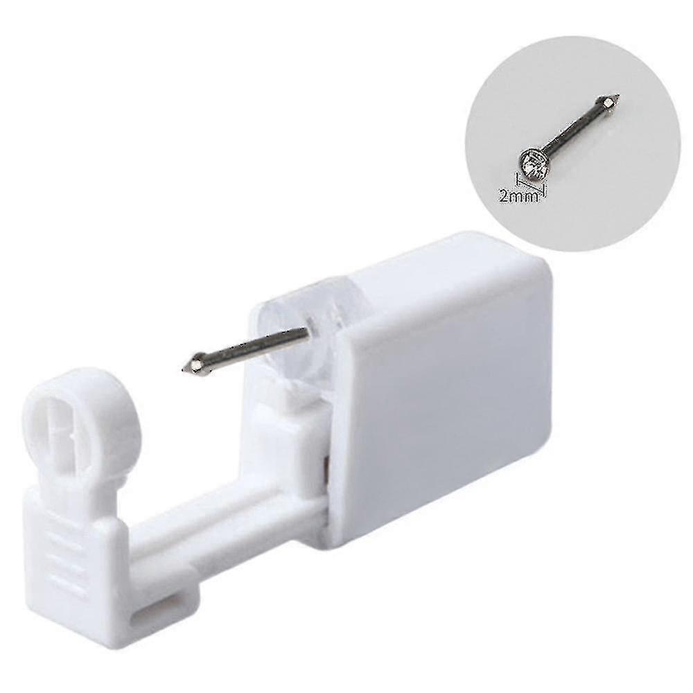 Piercing Gun Nose Nail Body Piercing Tool (white) (2pcs)