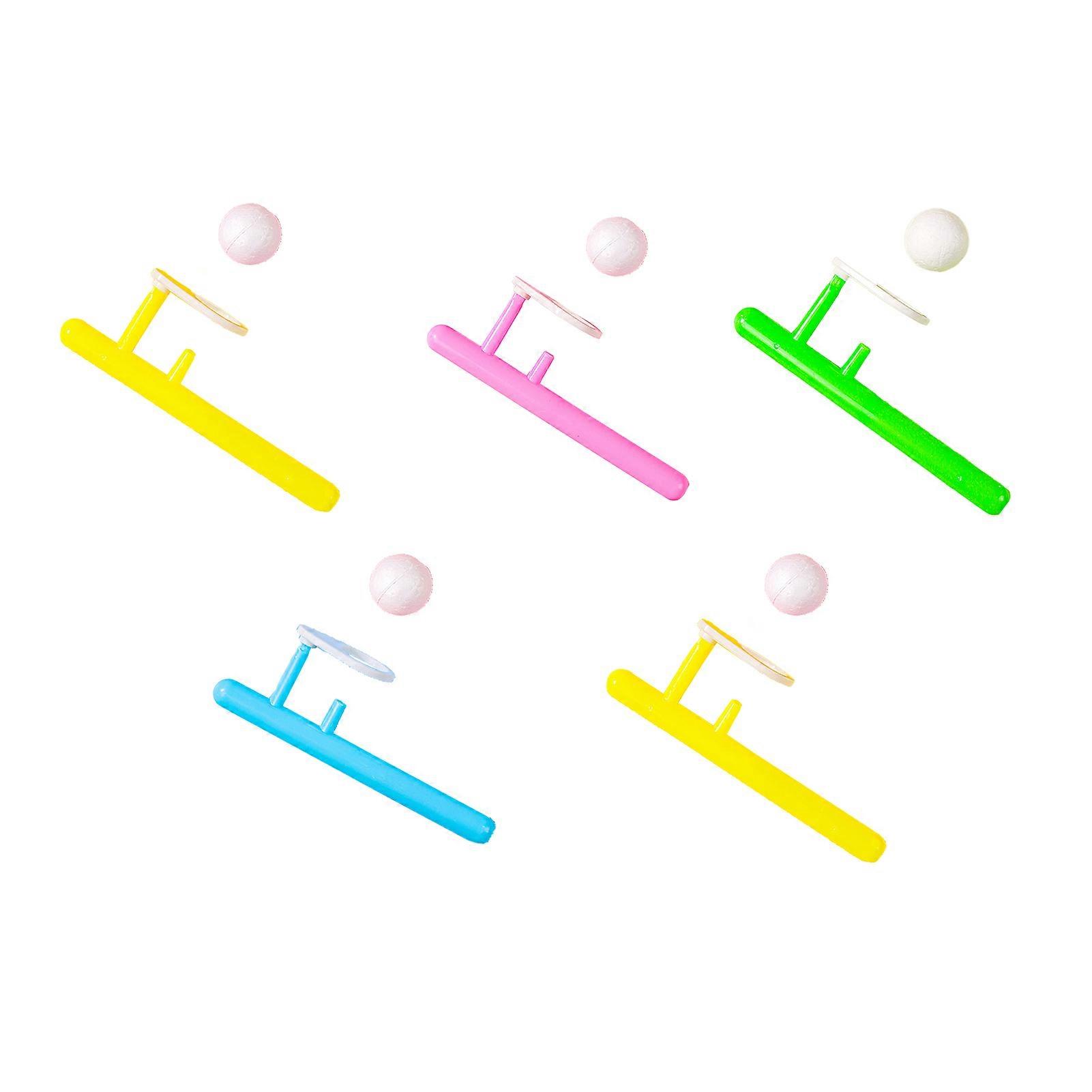 1 Set Floating Blow Ball Balance Training Floating Blow Ball Toy Set Fun Oral Muscle Exercise for Kids