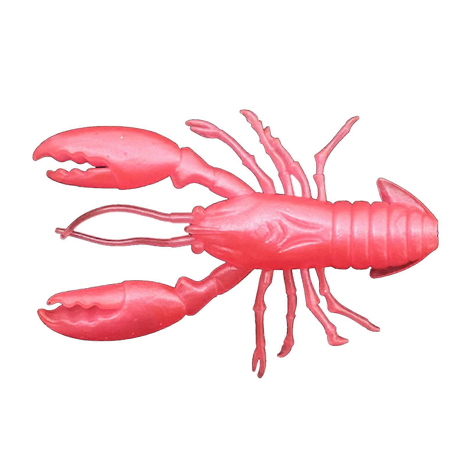 9cm/12.5g Fishing Bait Hollow Simulation Realistic Tempting Angling Soft Rubber Floating Lobster Artificial Bait Outdoor Fishing Kaesi