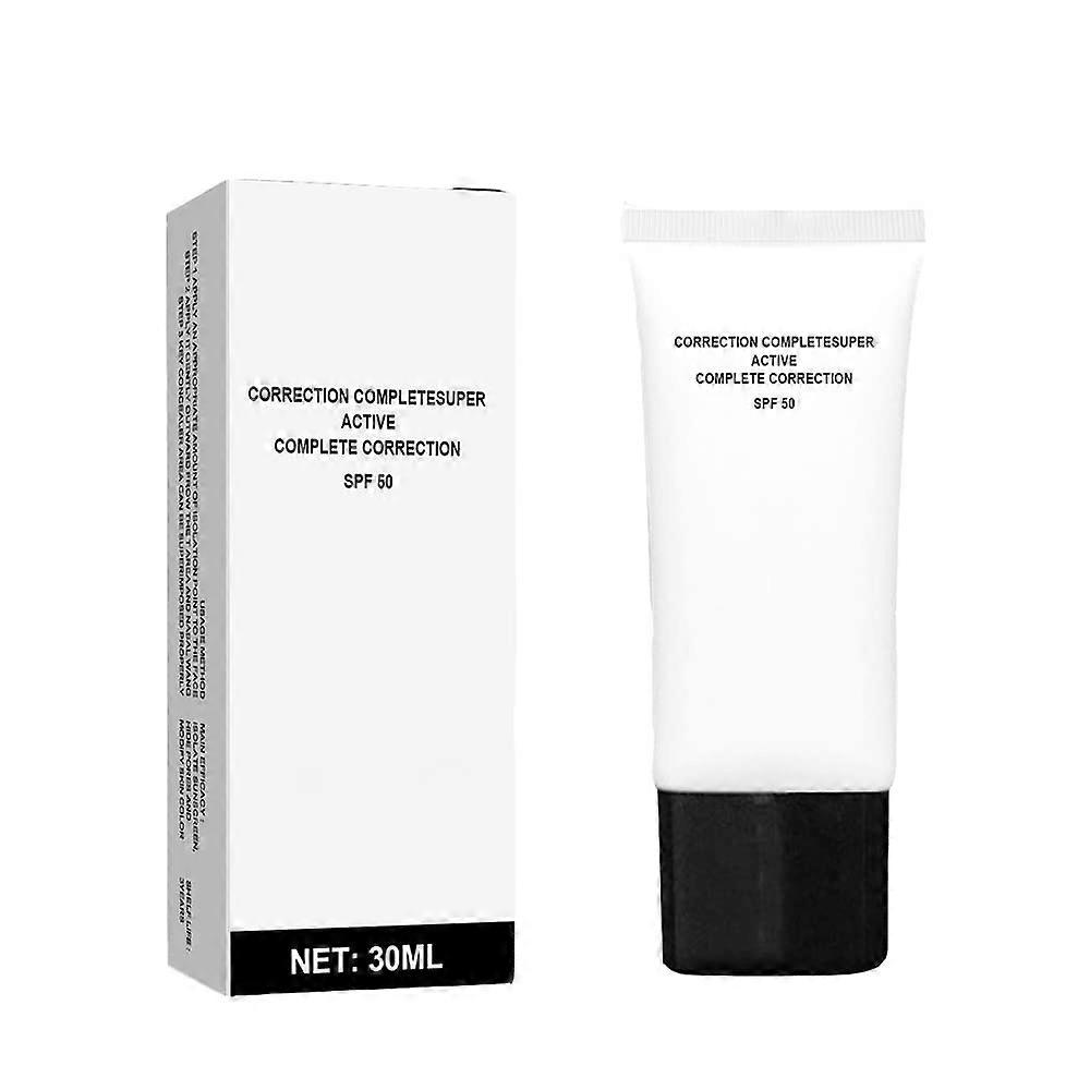 Skin Tone Adjusting CC Cream, All-In-One Face Sunscreen and Foundation, Pre-makeup Primer Moisturizing Cream