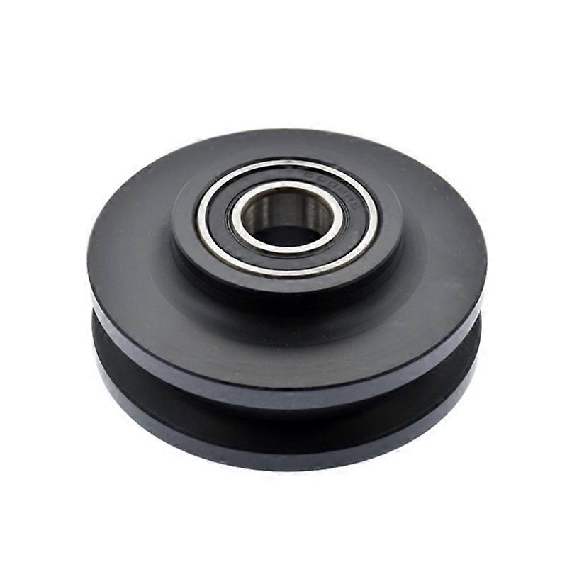 Sliding Casters Gate Guide Sliding Floor Railsblack-2pcs