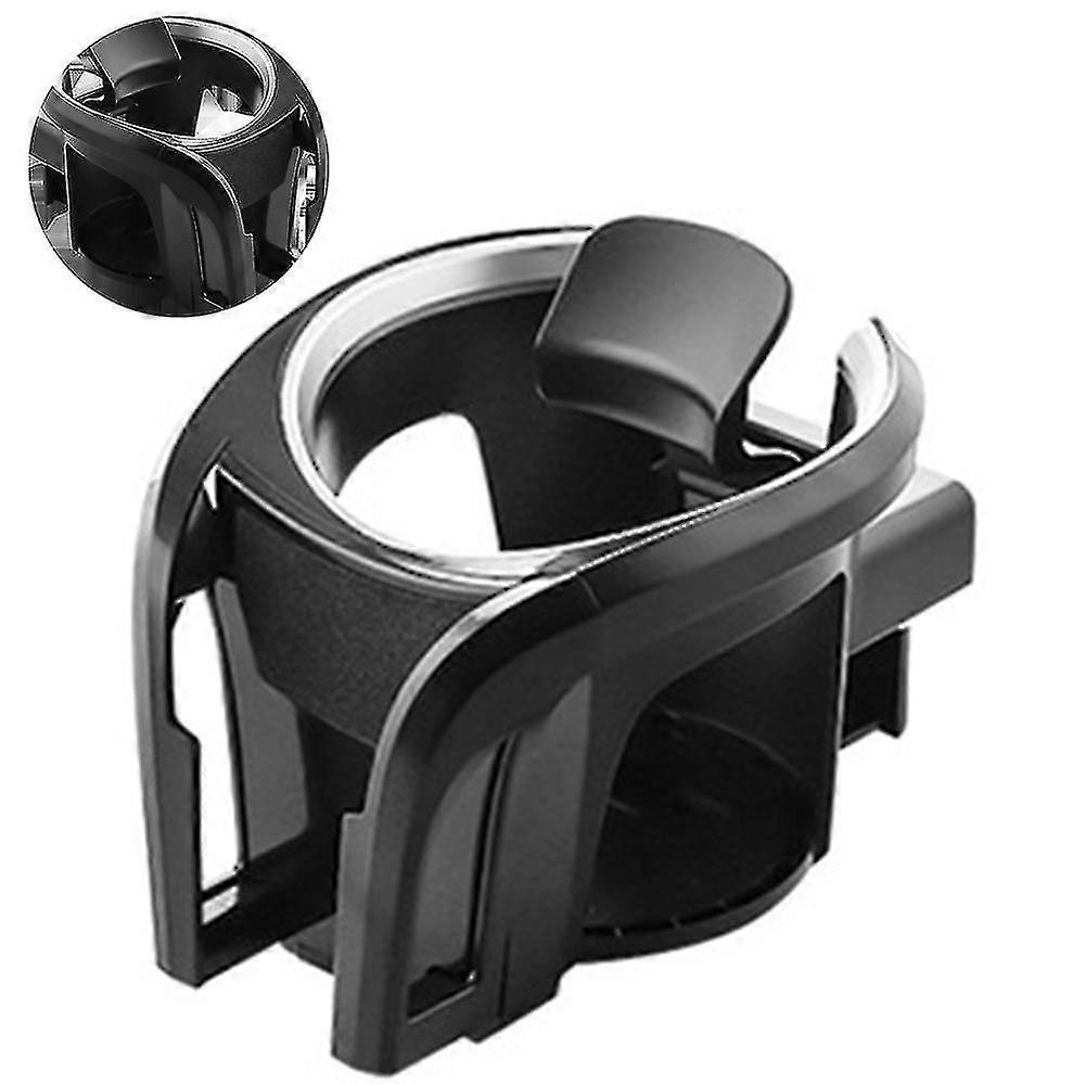 Adjustable Cup Holder Adapter, Compatible With 32/40 Ounce Hydro Flasks, Black With Silver