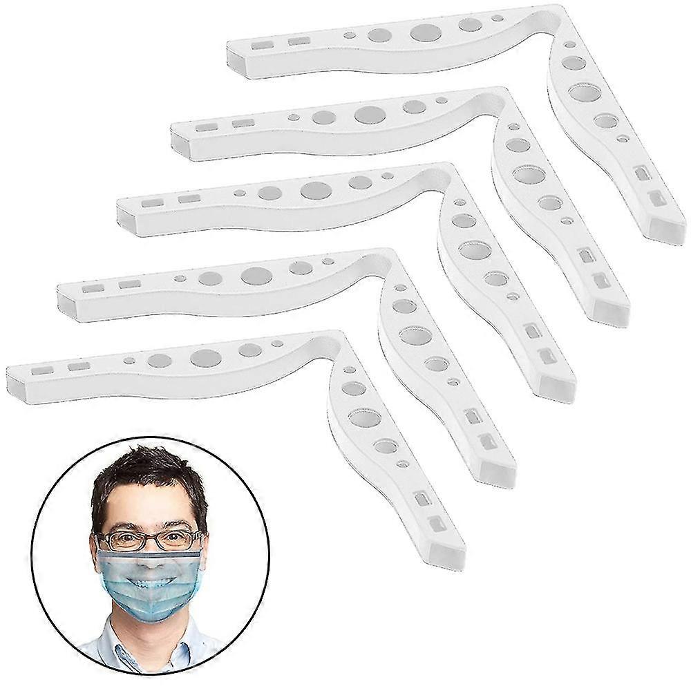 5pcs Nose Pad For Silicone Anti Fog Nose Bridge For Reusable Silicone Anti Fog Nose Clip Prevent Fogging Of Glasses, Support Increase breathing space
