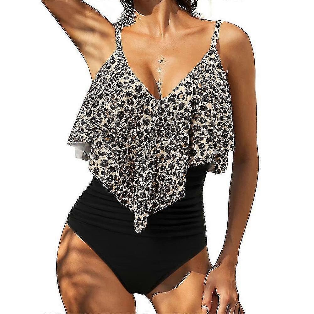 Dam Ruffle Badkläder i ett stycke Badkläder Strandkläder U