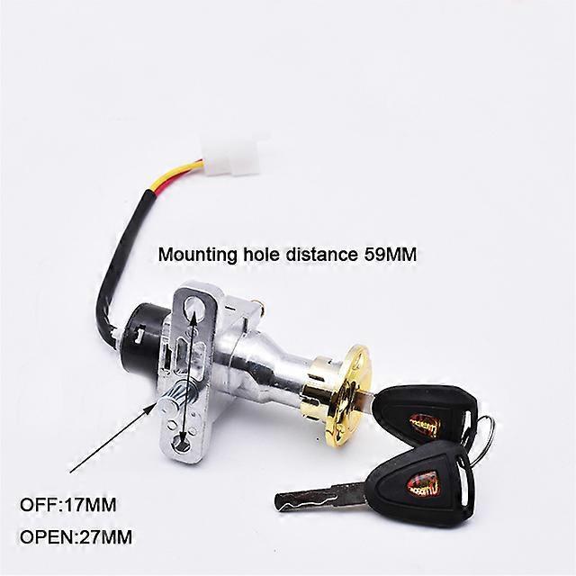 USER-X motorcycle modified universal start ignition switch electric door lock key switch For YAMAHA BWS ZUMA Flame GTR JOG RSZ