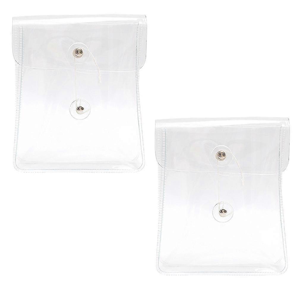 Simple Transparent Winding Storage Bag Portable Waterproof Pvc Small Object Storage Bag