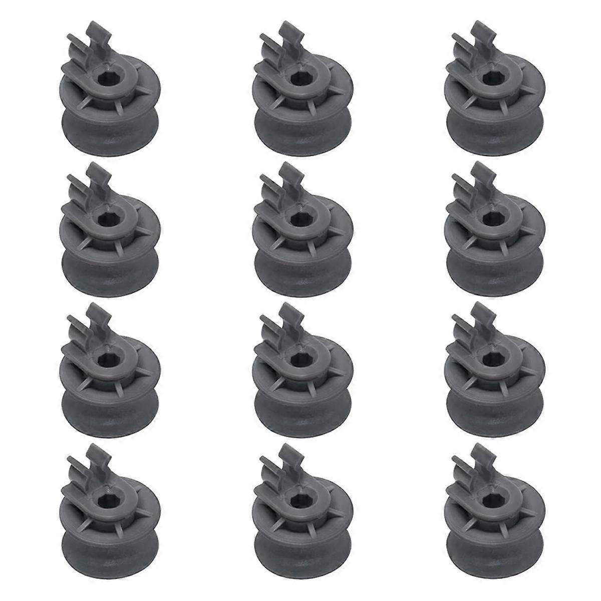 12 Pack 4581DD3002A Upper Dishrack Roller Wheels for Dishwasher Replacement for Dishwasher Ldf6920st Ldf6920bb