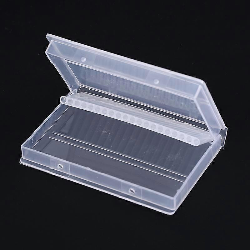 20 Hole Transparent Acrylic Drill Bits Box Plastic Display Stand Container Use For 3/32\" Bits Drill tools Accessories