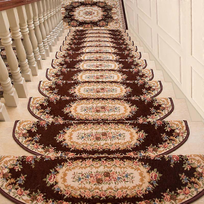 Set of 1 Stair Treads - Indoor Rugs - 65 x 24 cm - Soft - with Non-Slip Backing - Extra Thick Modern Stair Treads - 3 cmF - Comfortable Foot Feel Moro