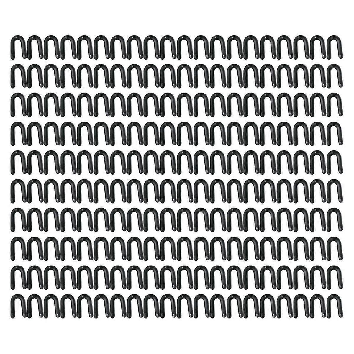 Tile Leveling System Tile Spacer 1/4 Inch, Horseshoe Spacer U Shape Plastic Tile Leveling Clip, 200PCS