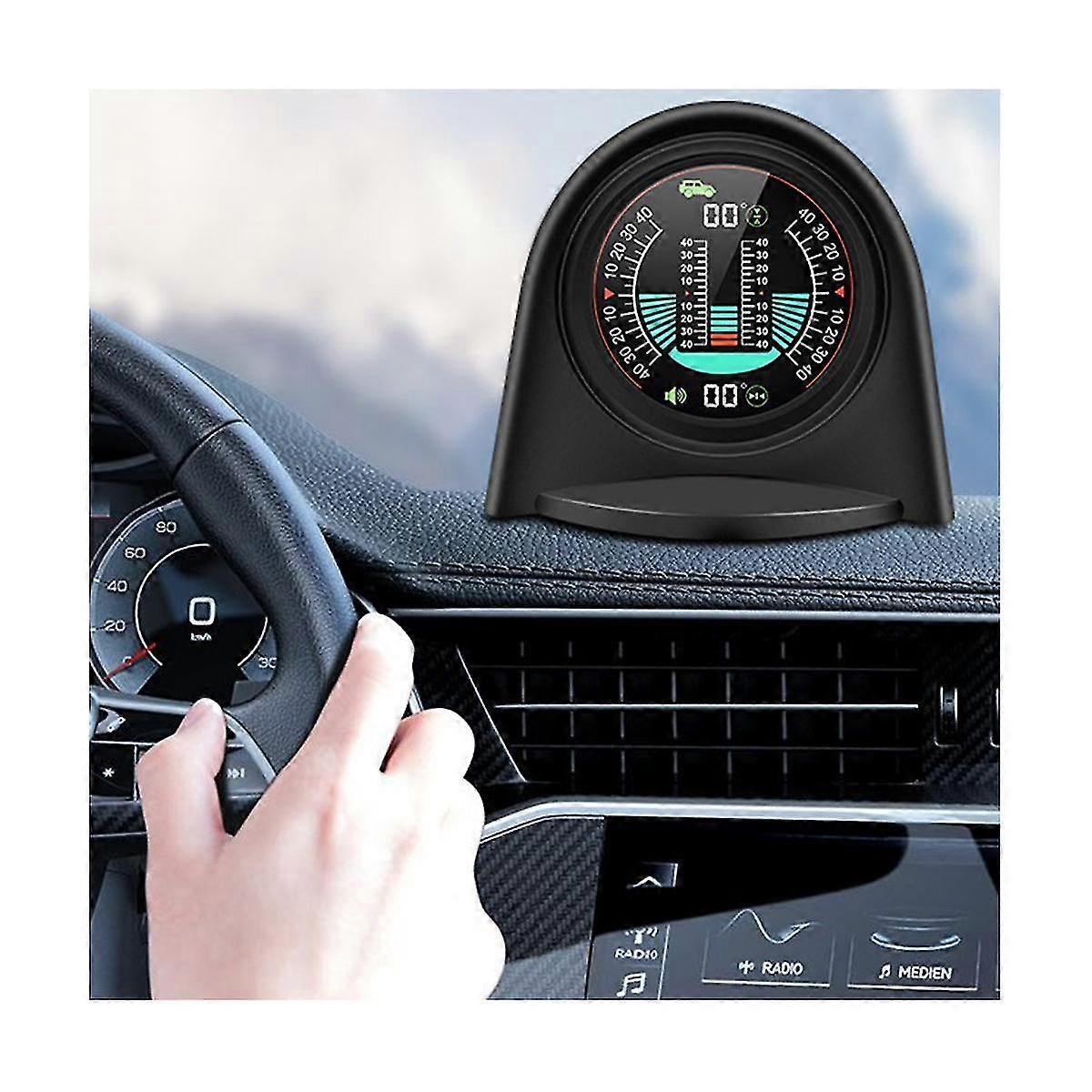 X94 Car Hud Digital Inclinometer Clinometer 4x4gps Off-road Auto Pitch ...