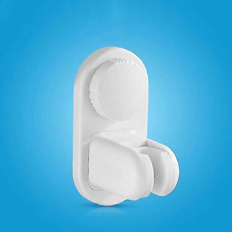 Bathroom Wall Mounted Shower Holder, Titanium White Shower Seat