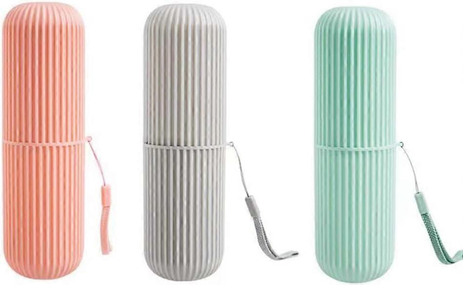 3 Pieces Toothbrush Toothpaste Holder Multi-Function Portable Toothbrushes Cover Toothpaste Holder