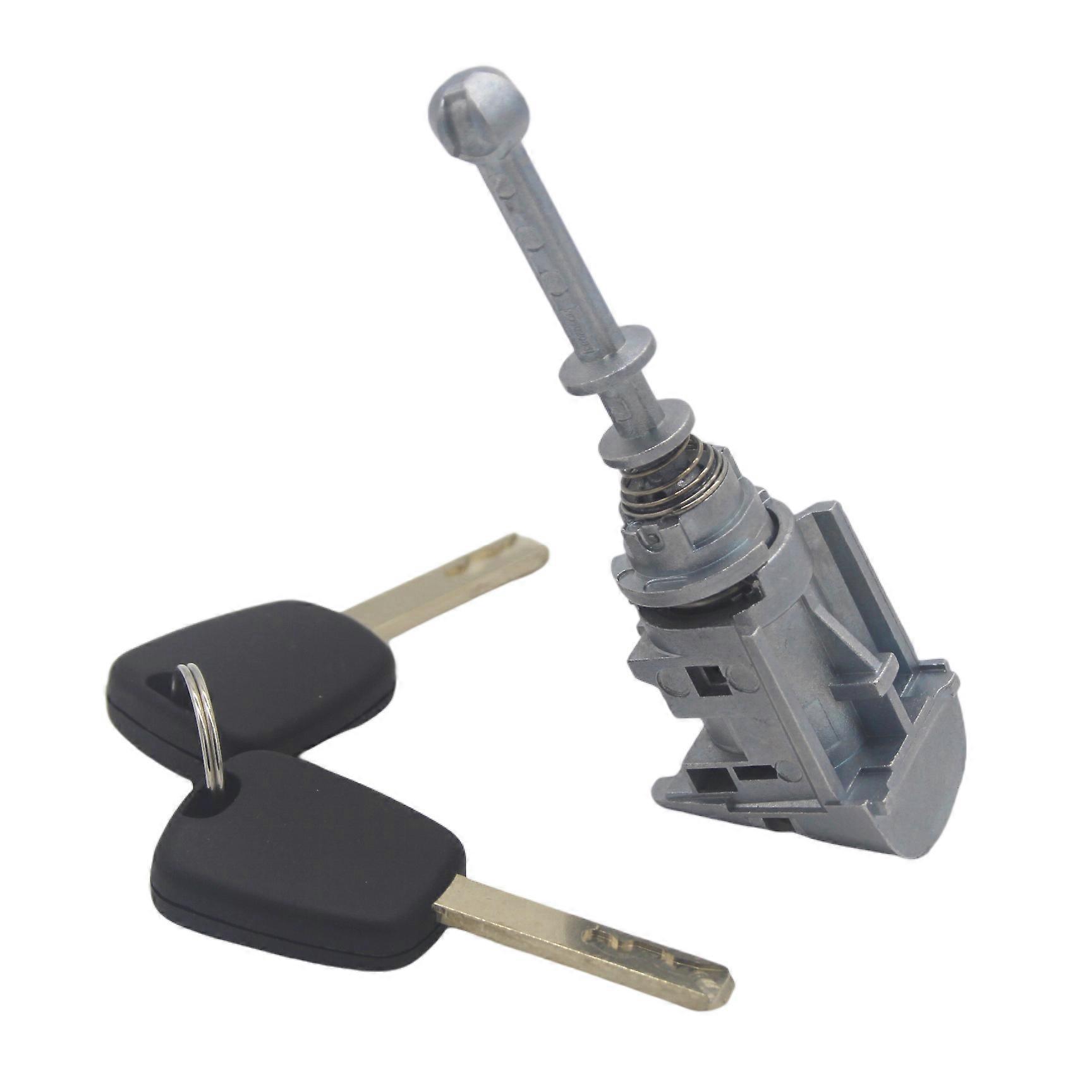 Front/left door lock cylinder with 2 keys, for Citron C4 2004-2008 Picasso 2006-2008