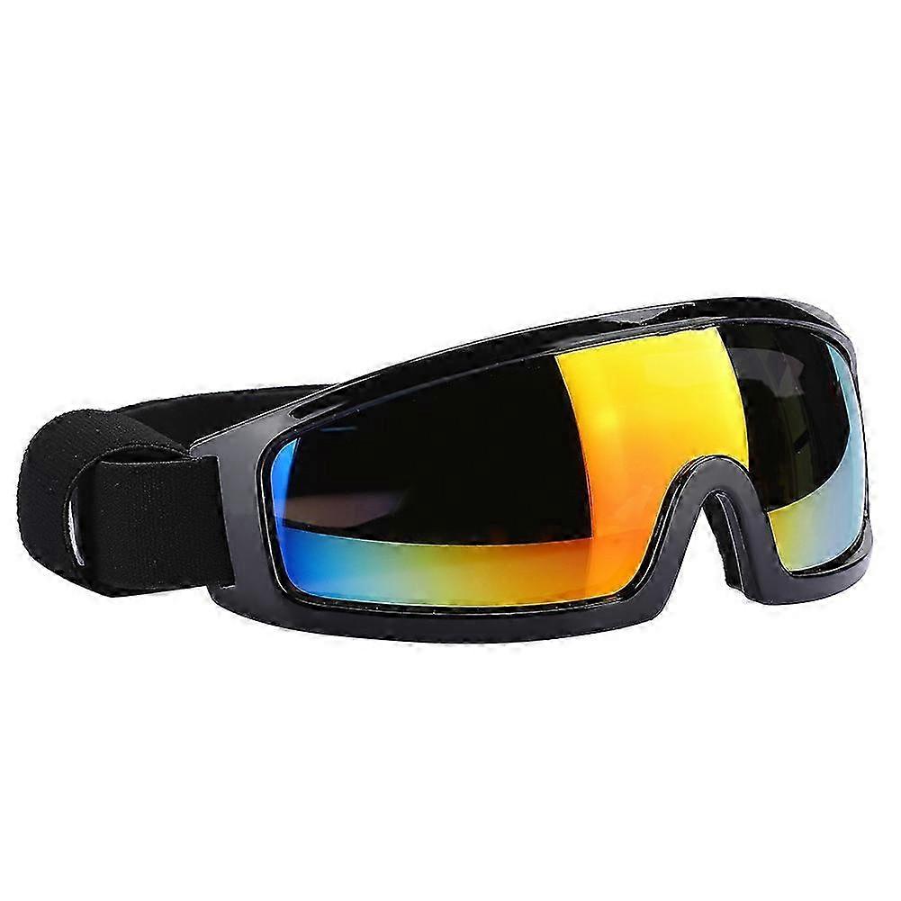 Plastic Pet Glasses for Large Dogs Adjustable Breathable UV Protection Wide View Design