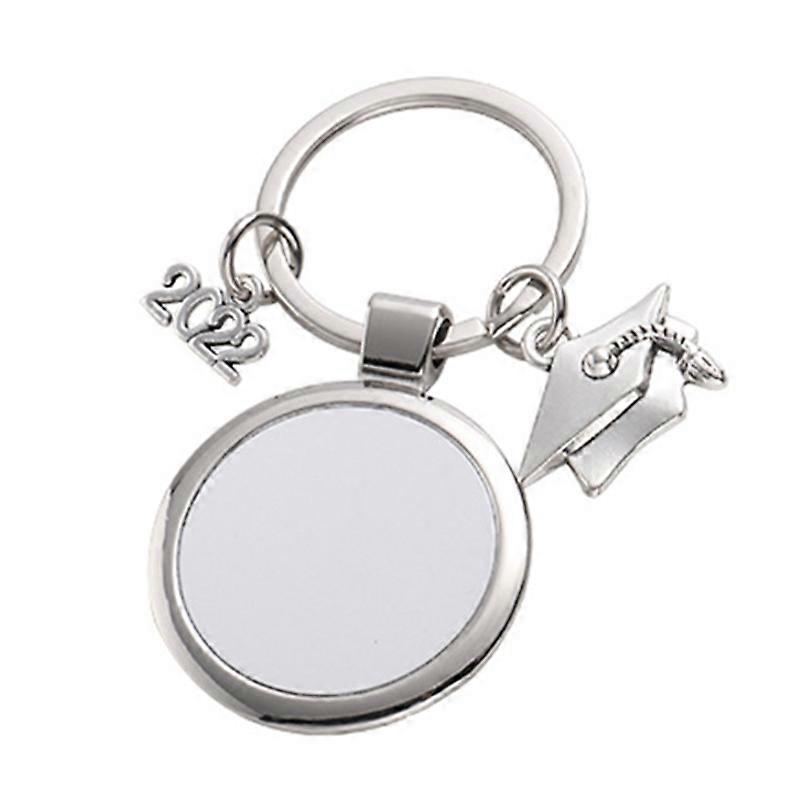 Sublimation Blank Keychain Metal Heat Transfer Keychain Blank Board Keyring