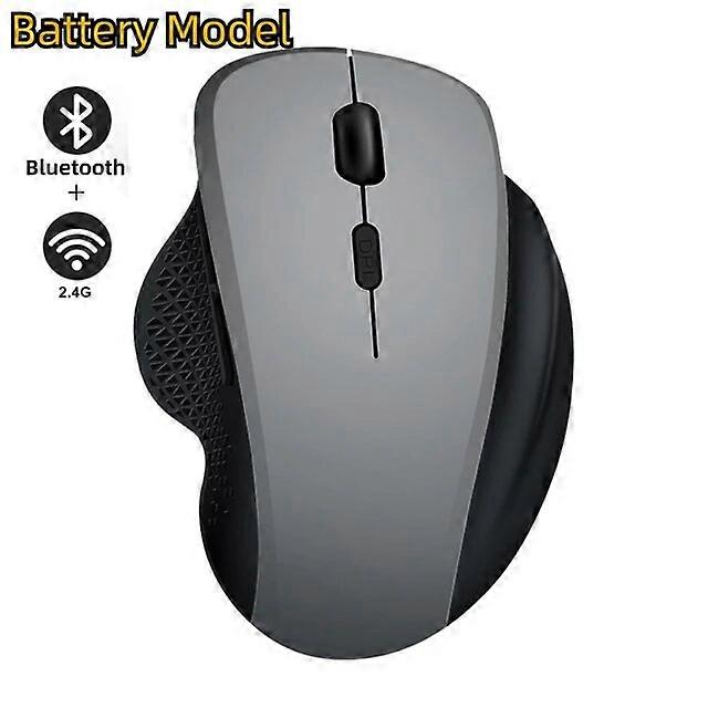 Bluetooth Wireless Mouse Rechargeable Gaming Mouse Gamer USB Computer Mouse Wireless Ergonomic Mause 6 Button Mice For PC Laptop Mice & Trackballs