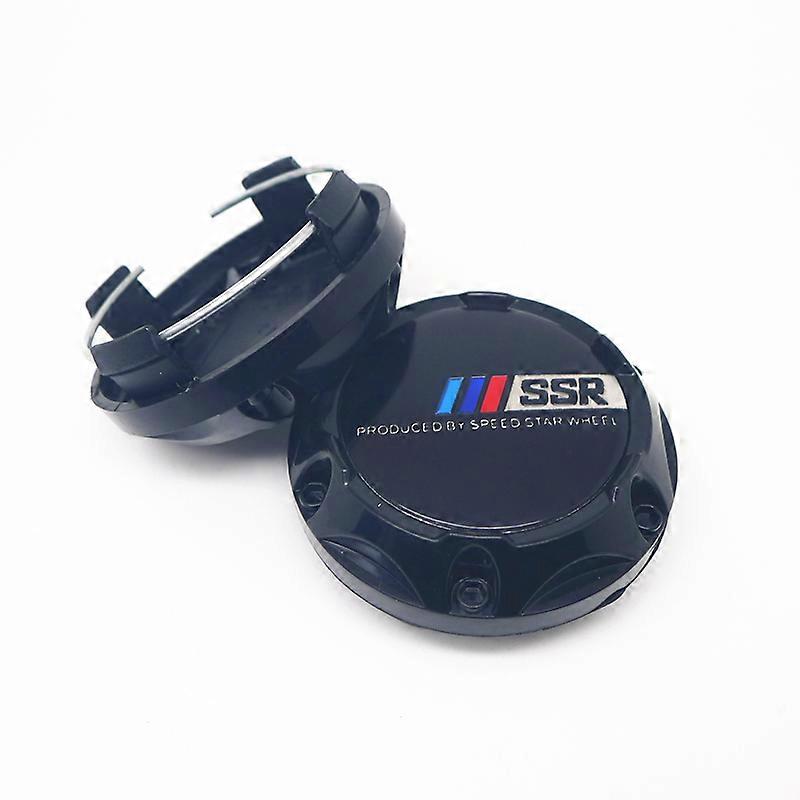 4pcs 64mm Ssr Speed Star Wheel Center Hub Cap Cover Emblem Badge Logo Car Styling Accessories