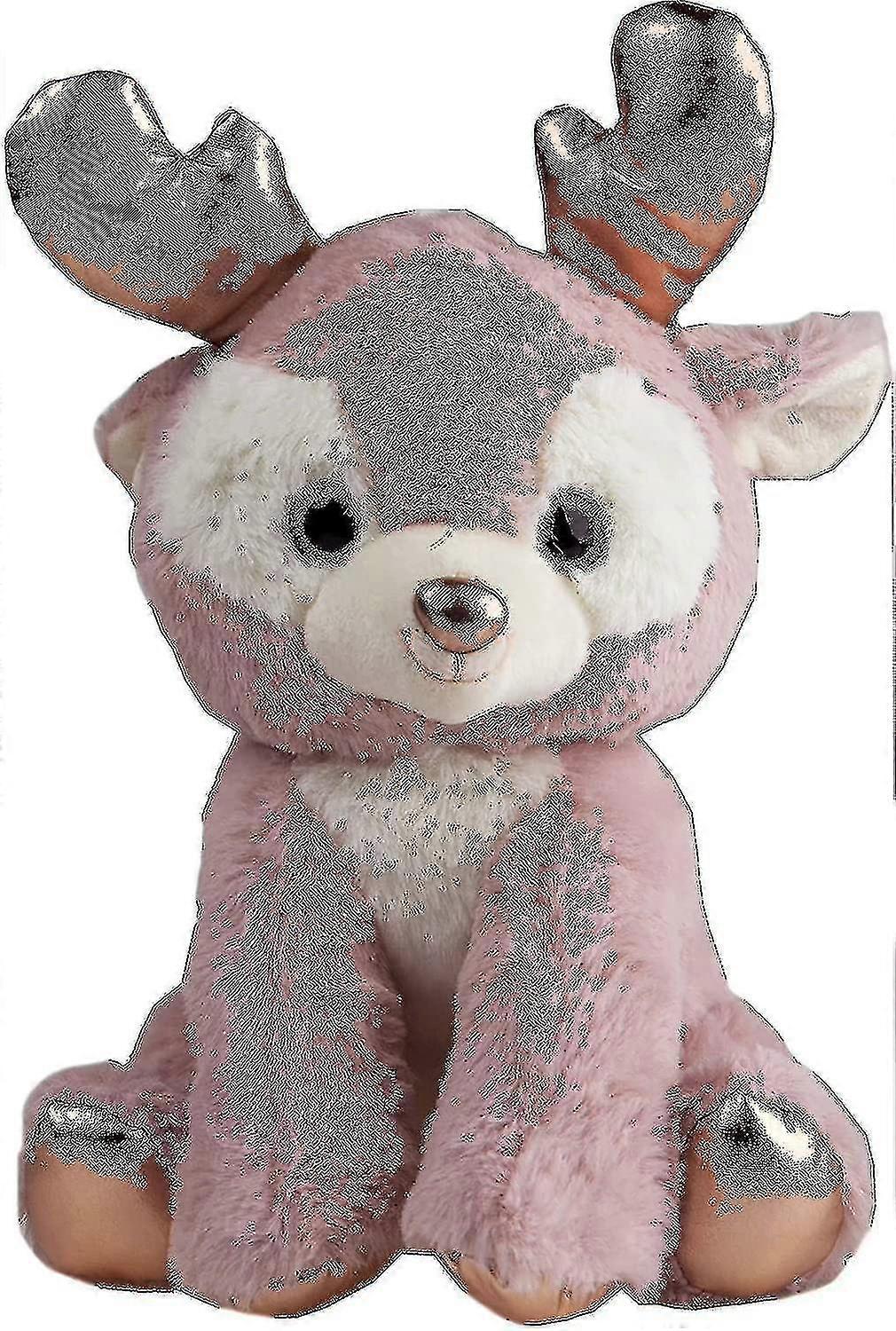 Sitting Reindeer Plush 25cm Q