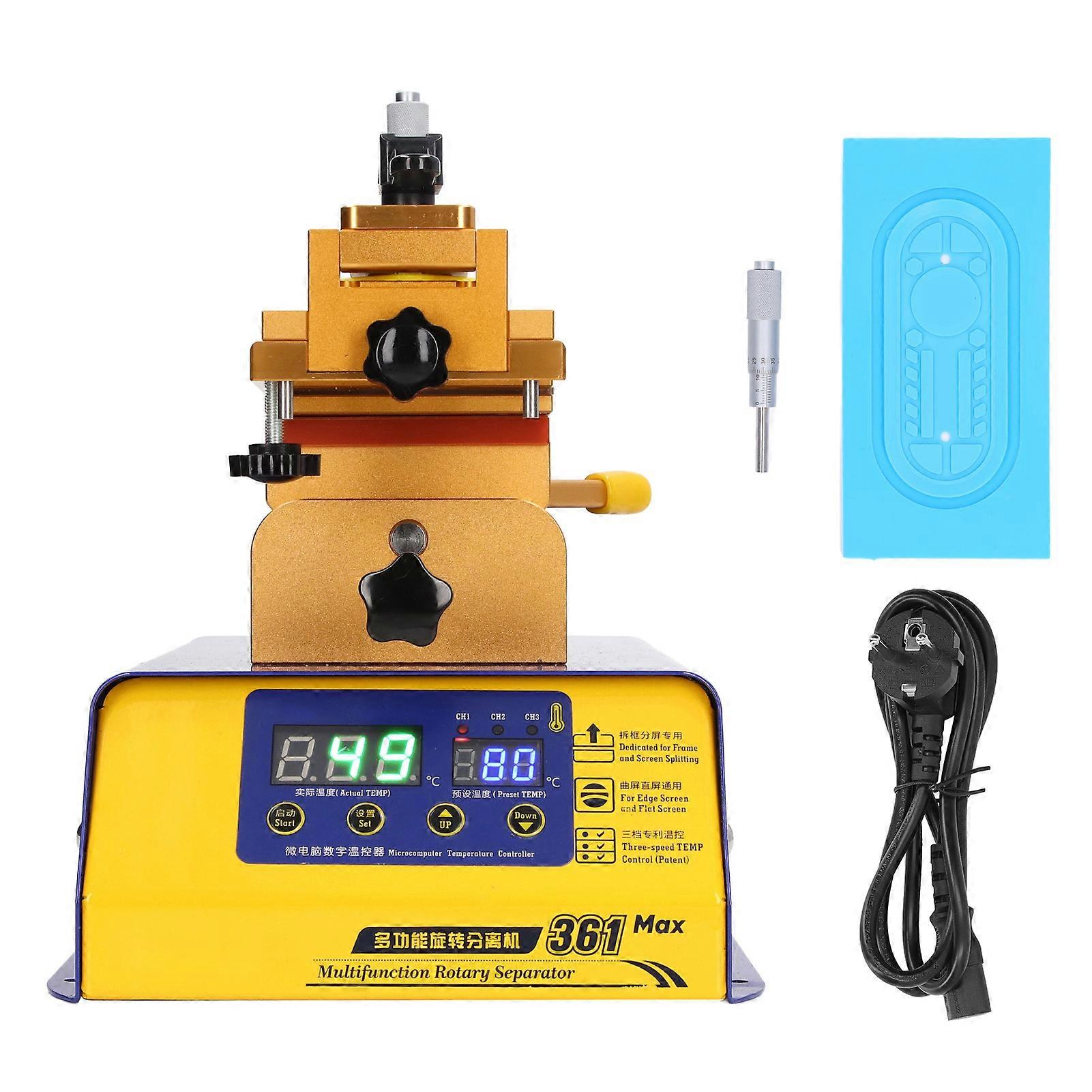 Screen Separator Strong Suction Fast Heating Universal Glue Frame Removal Screen Separating Machine EU Plug 220V