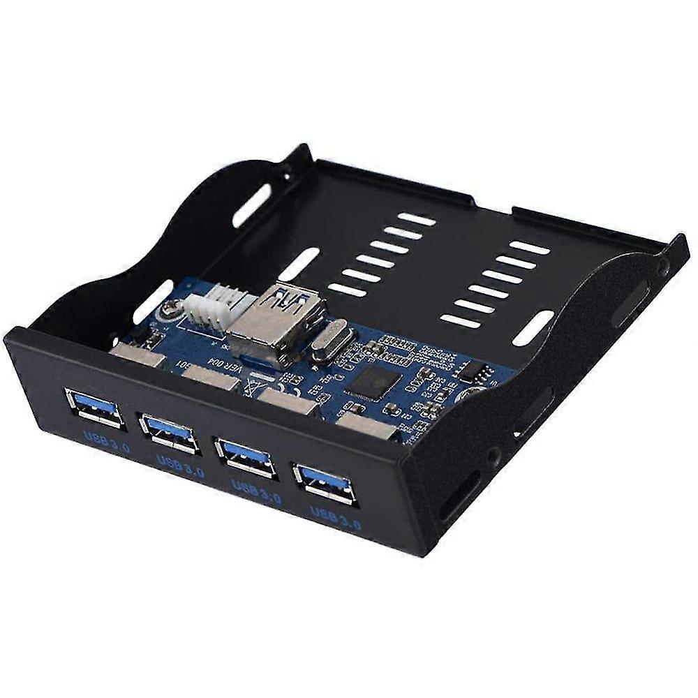 Usb3.0 Floppy 4-Port Frontpanel für 3,5 Zoll Floppy Bay 19 Pin