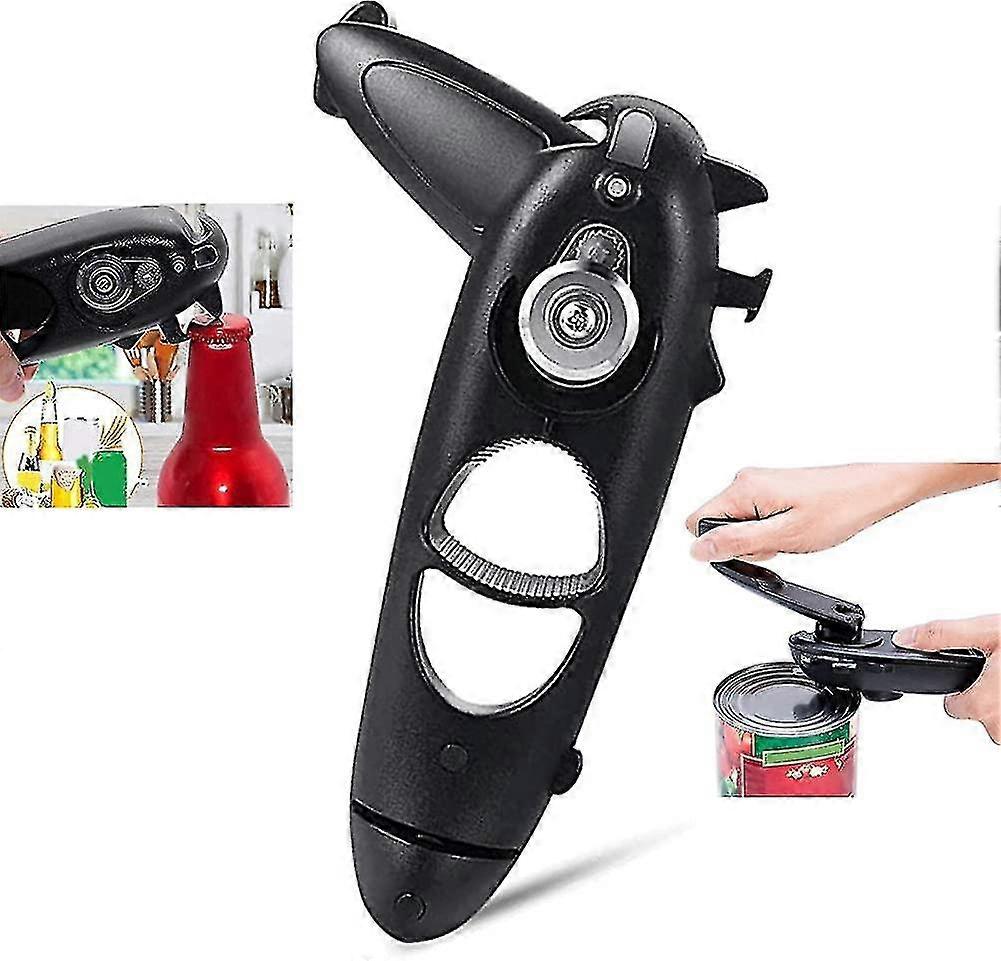 Can Openers Manual, Professional 8 In 1 Multi-functional Can Opener Abs Stainless Steel